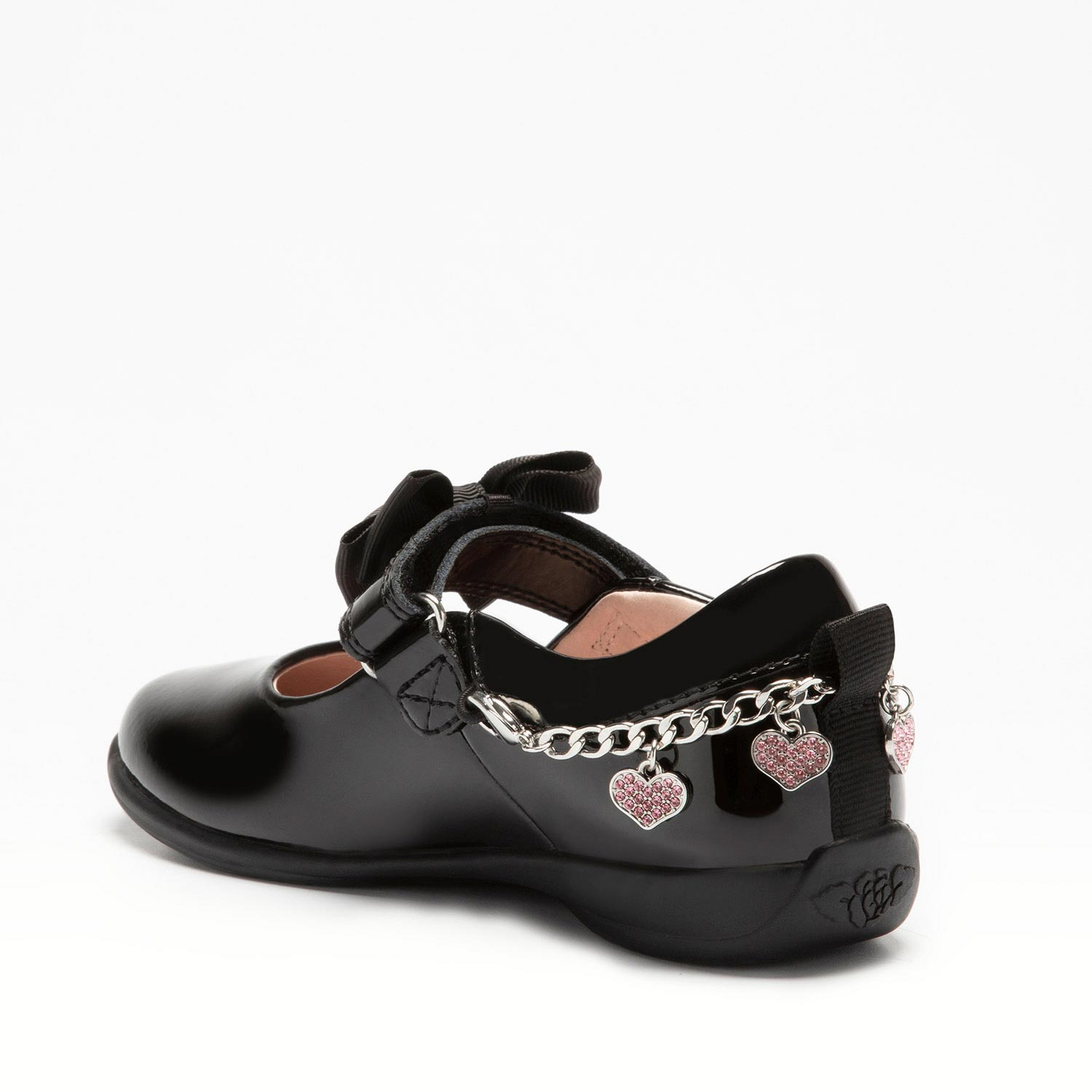 LELLI KELLY SCHOOL SHOES LKSA8224 ANGEL BLACK PATENT Chicos Chicas Shoes