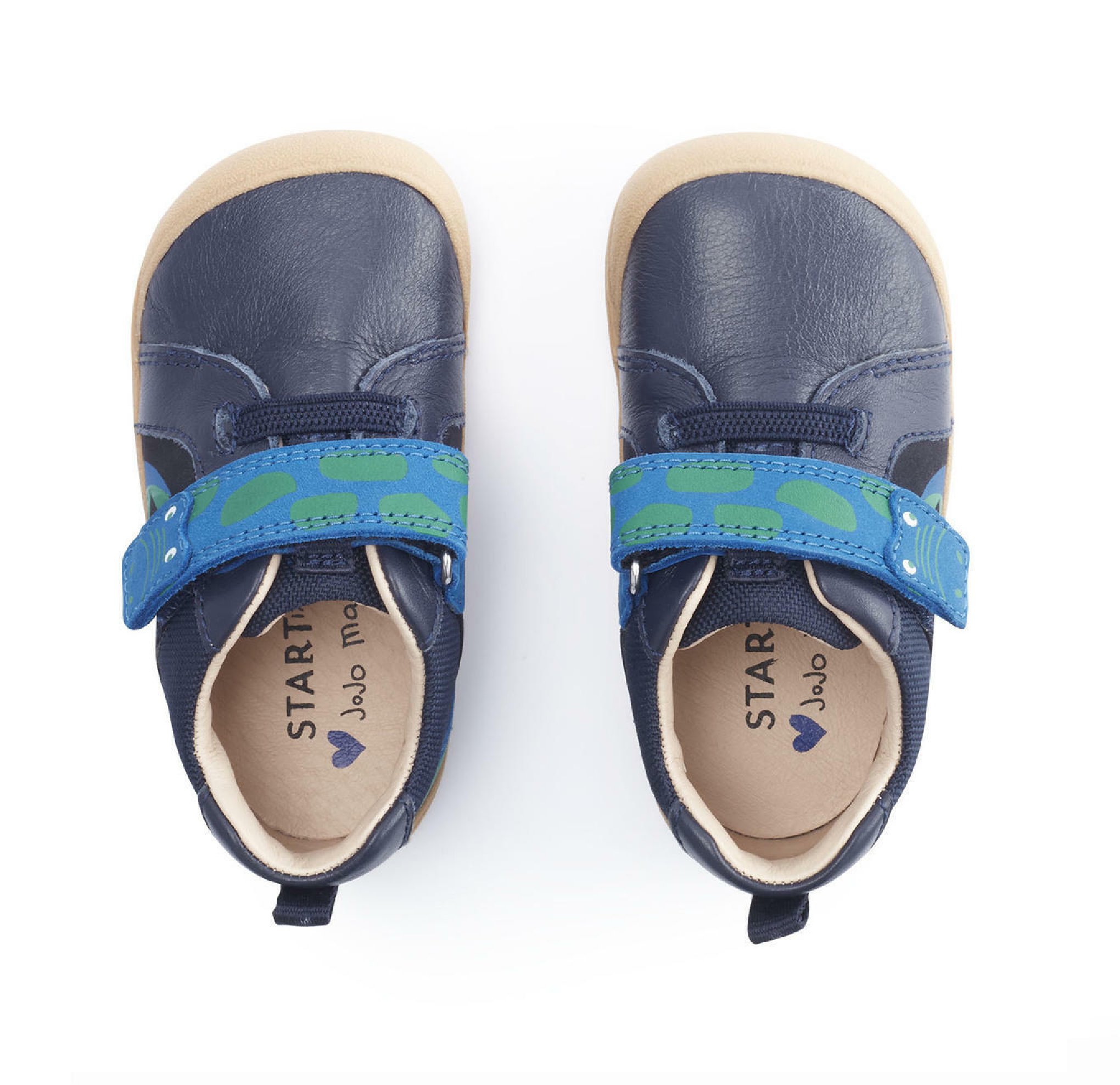 START RITE JOJO MAMAN BEBE BOYS SHOES COMPANION 0815 9 NAVY Chicos Chicas Shoes