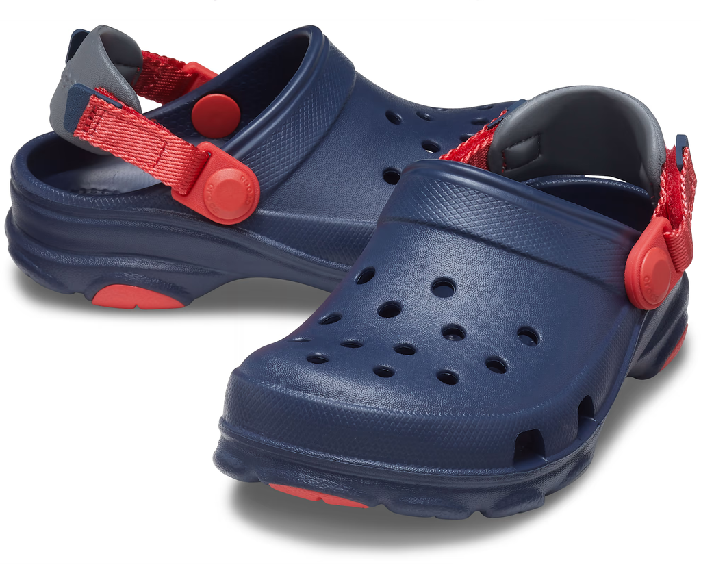 BOYS CROCS ALL TERRAIN CLOG NAVY RED Chicos Chicas Shoes