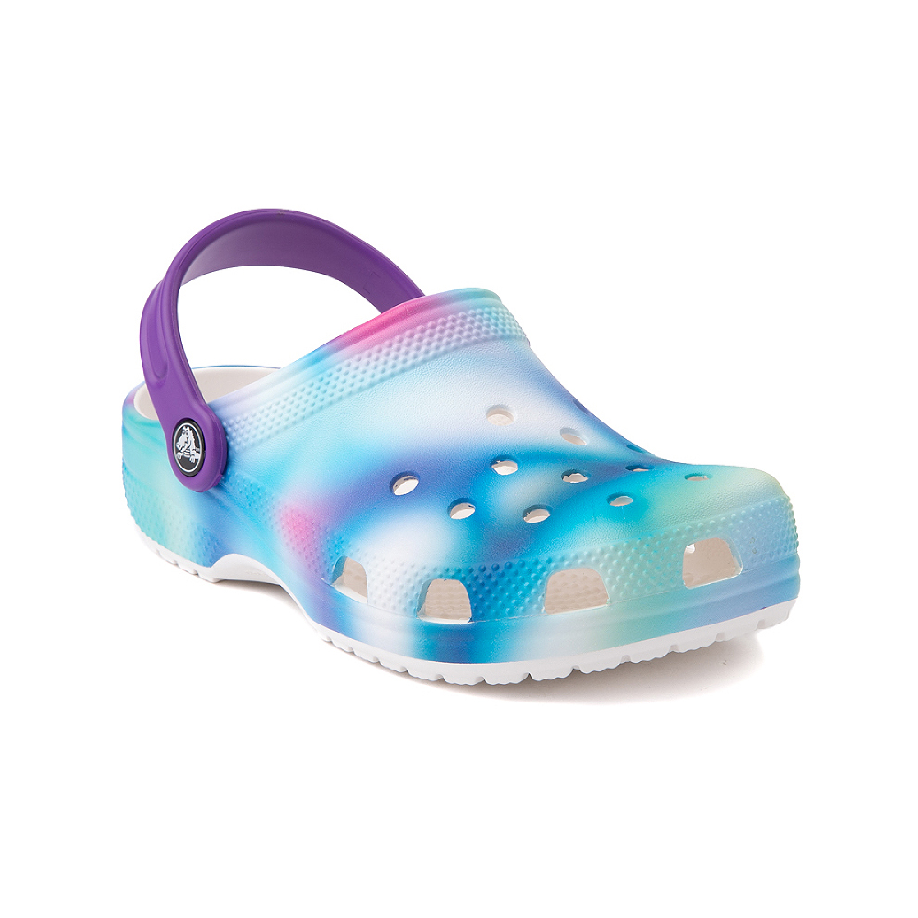 CROCS CLASSIC SOLARIZED CLOG WHITE MULTI Chicos Chicas Shoes