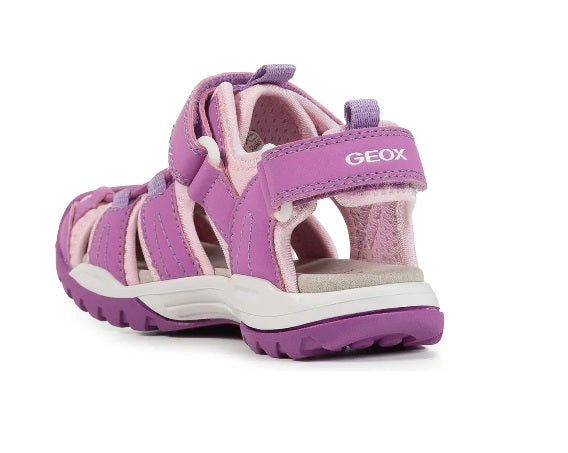 Sandals Usa Geox Women's J Borealis Girl A Sandal, Fuchsia Lt