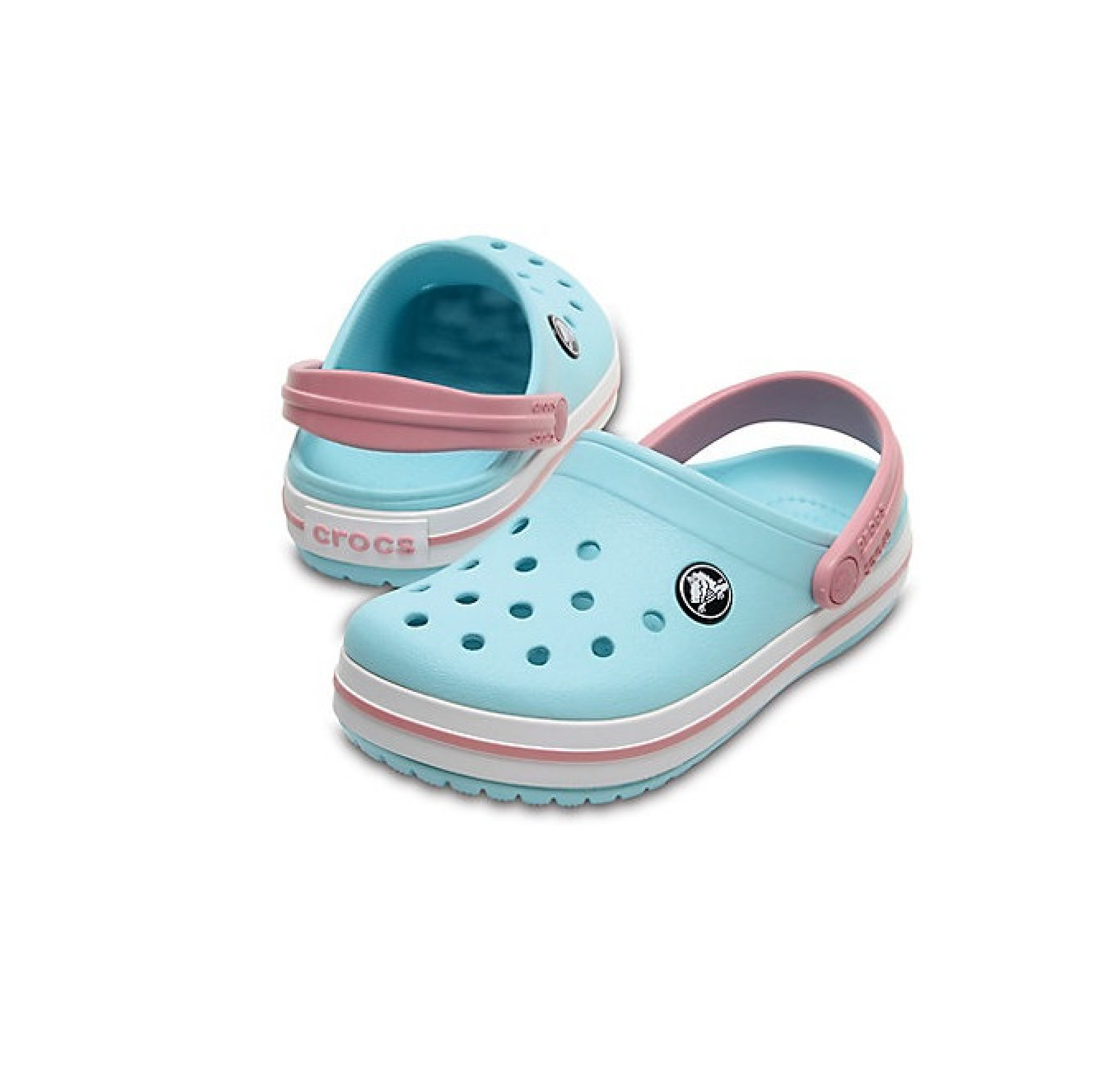 CROCS GIRLS CROCBAND ICE BLUE WHITE Chicos Chicas Shoes